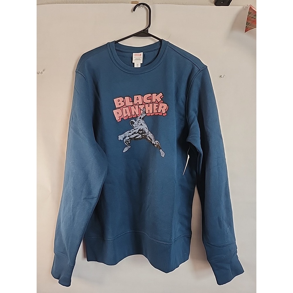 Marvel Black Panther Sweatshirt Teal  Medium Amazon NWT
